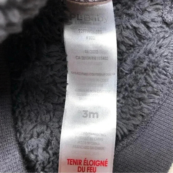 PL Baby Sweatshirt Rocket Ship Fuzzy Blue  Size 0-3 Months - Picture 13 of 16